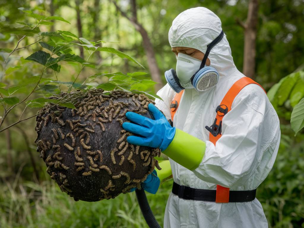 Quand traiter les nids de chenilles processionnaires ?